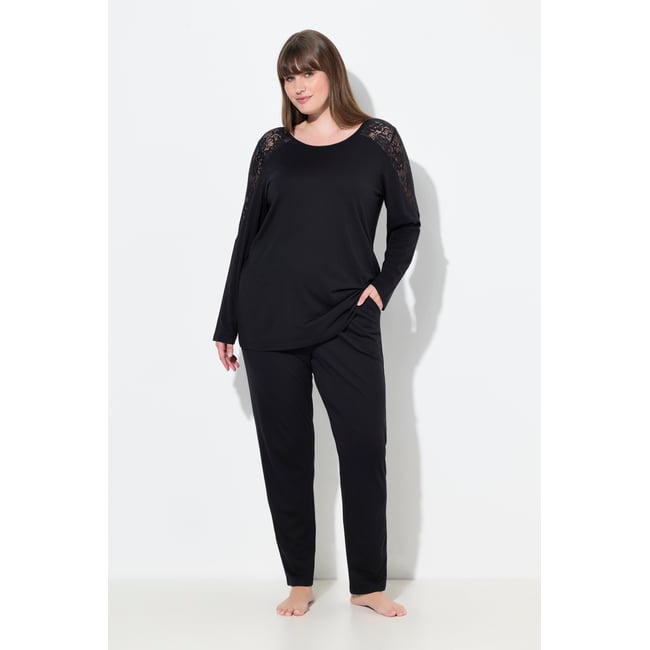 Pyjama avec dentelle - ULLA POPKEN