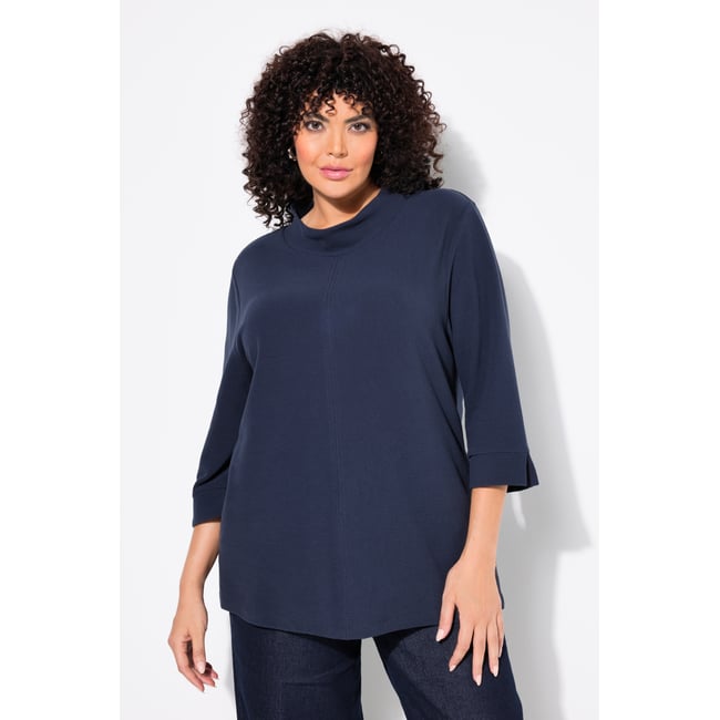 Sweat-shirt marine <span itemprop=