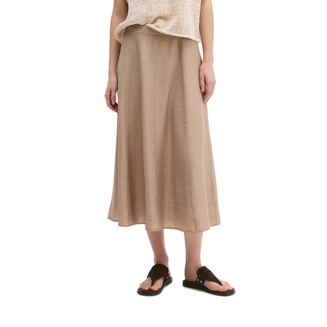 Jupe crinkle régulière en mélange brillant de viscose - MARC O'POLO