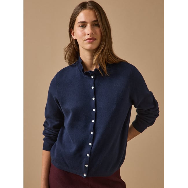Gilet  coton biologique et cachemire - CYRILLUS