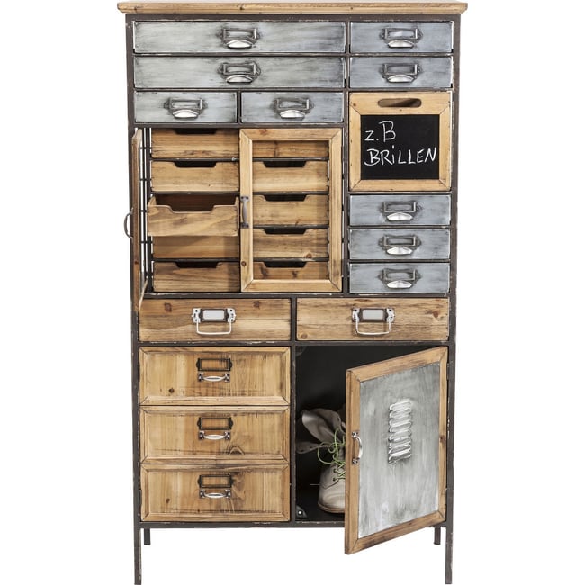 Commode Art Factory noire Couleur nature <span itemprop=