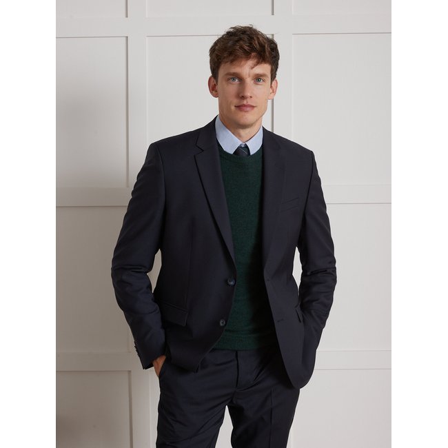 Veste de costume Super 100's marine <span itemprop=