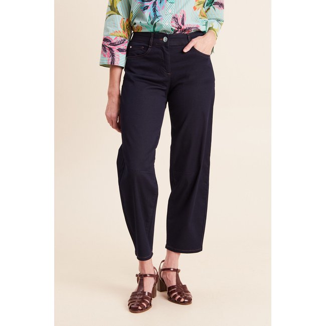Pantalon magique Le Léger coupe barrel denim brut <span itemprop=