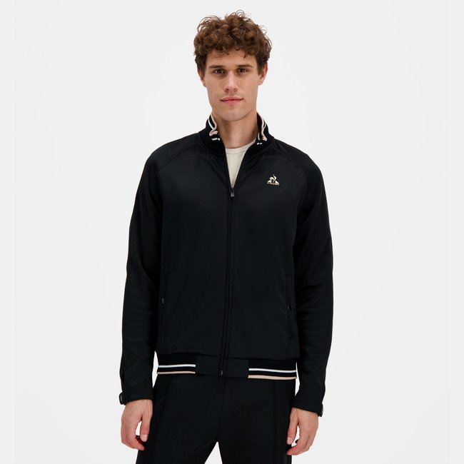 Sweat col rond  Coq d'Or noir <span itemprop=