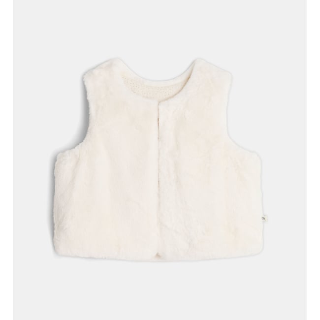 Veste réversible tajade gaz écru doré <span itemprop=
