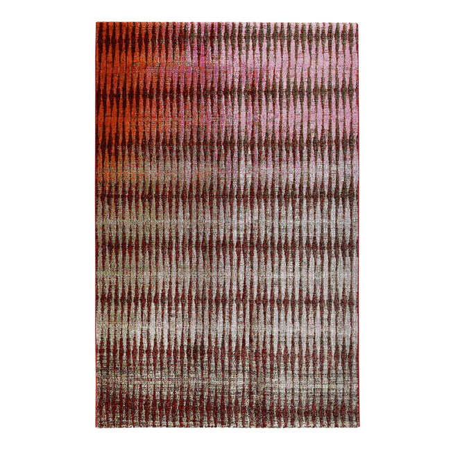 Tapis design à motif graphique moderne ,  OCEAN VIEW Couleur rosé <span itemprop=