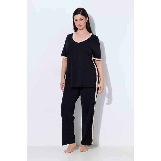 Pyjama, décolleté en V et manches courtes - ULLA POPKEN