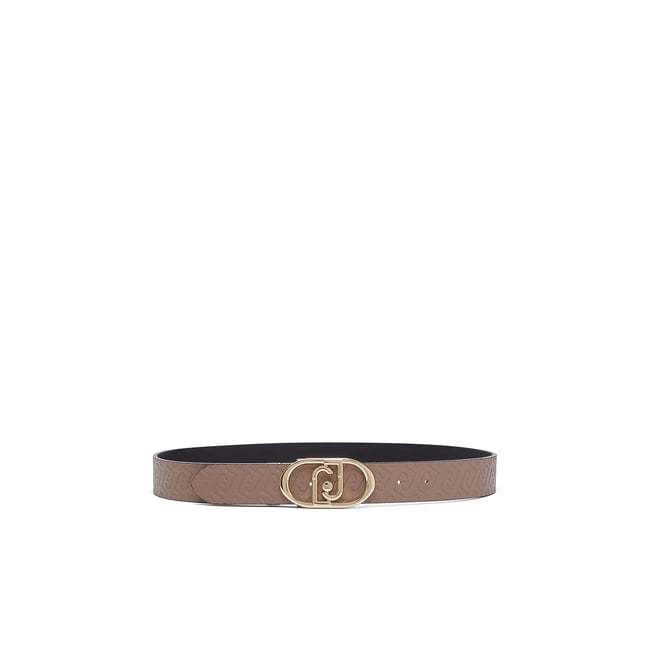 Ceinture réversible avec logo moka <span itemprop=