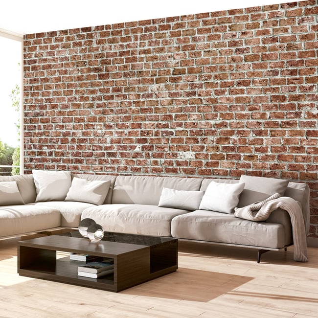 Papier peint intissé panoramique Old Dominion Couleur orange / cuivré <span itemprop=
