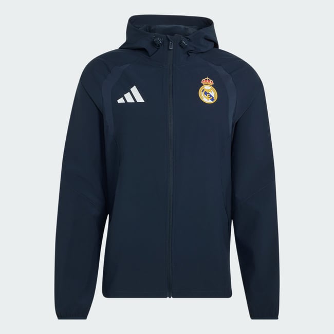 Coupe-Vent Zip Intégral Real Madrid Tiro Travel Coupe-Vent Zip Intégral Real Madrid Tiro Travel night navy <span itemprop=