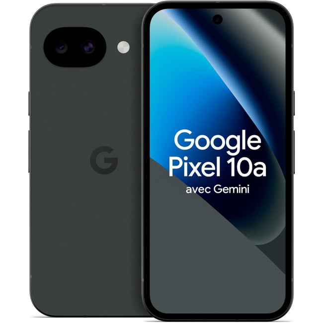 Smartphone Pixel 10A 5G 128Go Noir Volcanique - GOOGLE