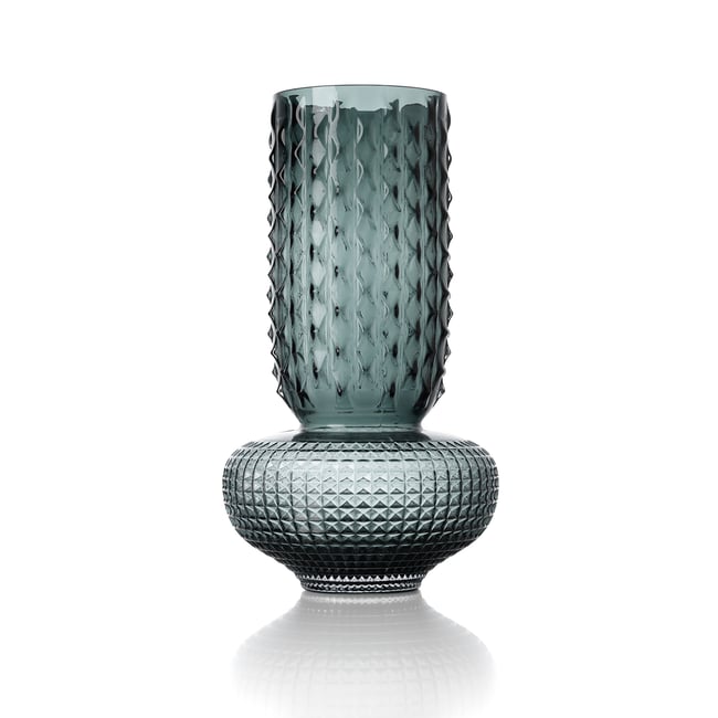 Vase en verre recyclé SAPPHIRE Couleur bleu <span itemprop=