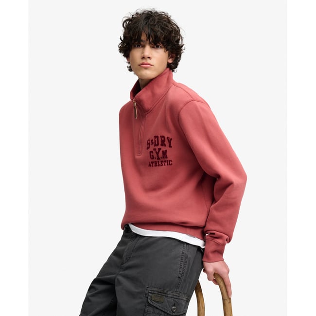Sweatshirt Demi-Zip Ton sur Ton - SUPERDRY