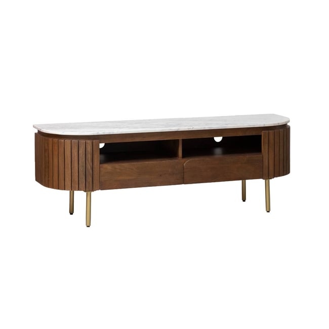 Meuble TV en bois de manguier SIENNE Couleur v002240 <span itemprop=