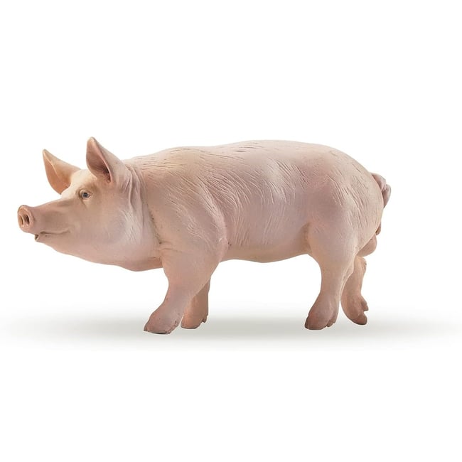 Figurine Verrat rose <span itemprop=