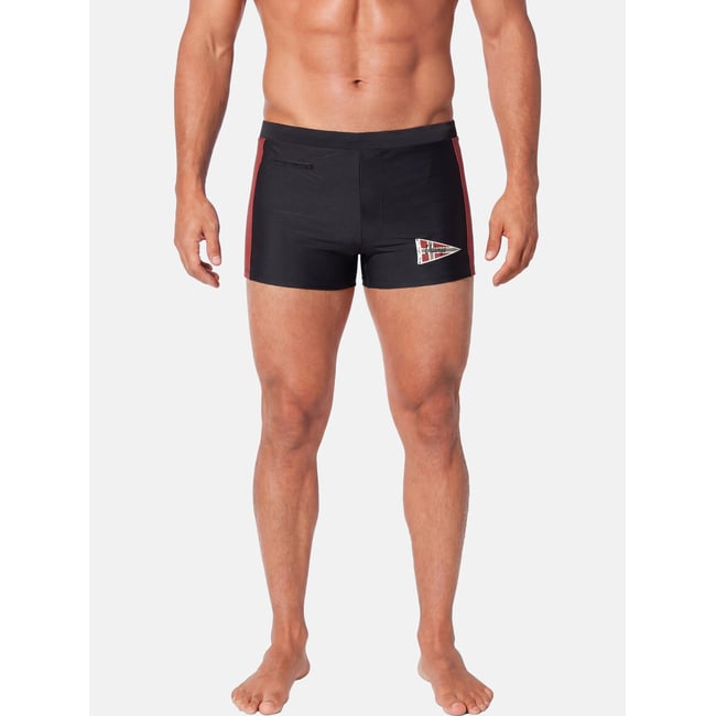 Lot de 2 maillots de bain WAINO bleu foncé noir <span itemprop=