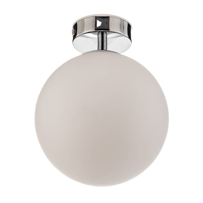 Plafonnier en métal moderneLED, Maviris Couleur blanc, chrome <span itemprop=