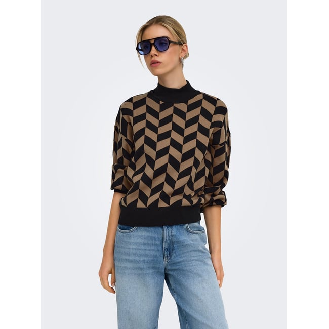 Pull En Maille noire - black <span itemprop=