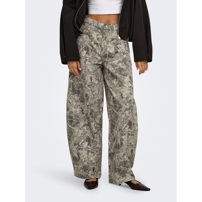Jean À Coupe Ample grise - smokey olive <span itemprop=