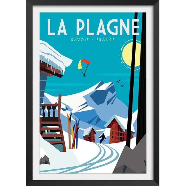 Poster de belle plagne - HEXOA