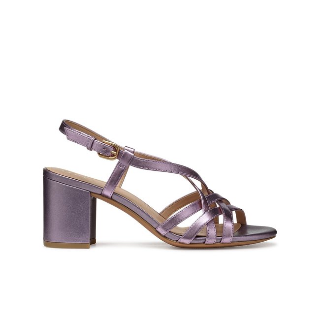 Absatzsandalen Virnilisa 65, Leder flieder <span itemprop=