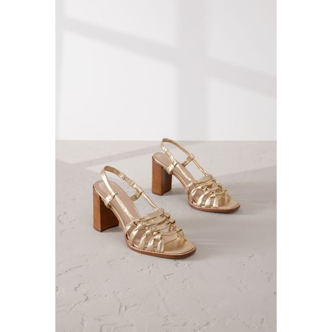 Sandales cuir à bride arrière - NEXT
