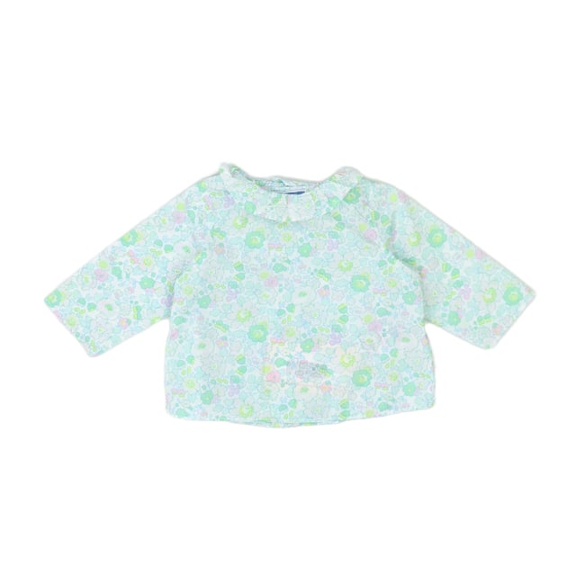 Blouse bébé - Très bon état vert <span itemprop=