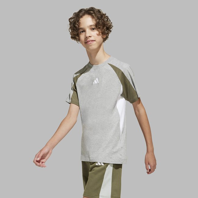 T-shirt a maniche corte grigio ADIDAS SPORTSWEAR