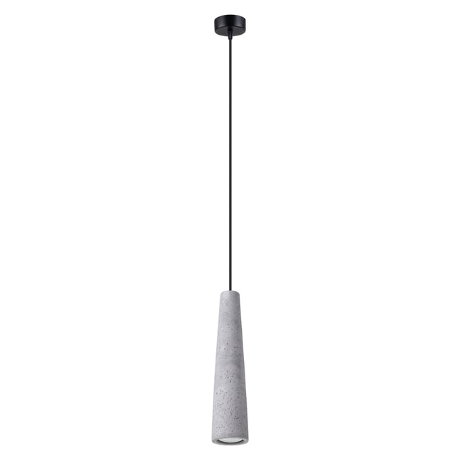 Suspension Béton Gris GU10 1 Electra Couleur gris <span itemprop=