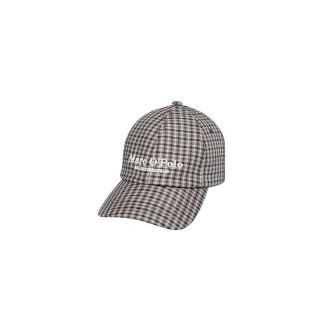 Casquette en twill de coton bio bleu <span itemprop=