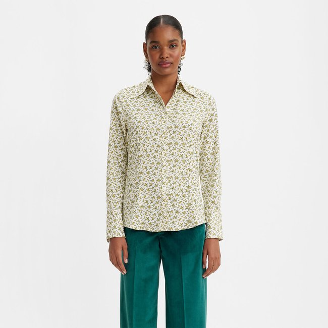 Camicetta fantasia ecru / verde LEVI'S