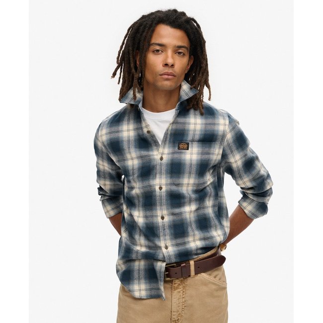 Chemise de bûcheron en coton à manches longues - SUPERDRY