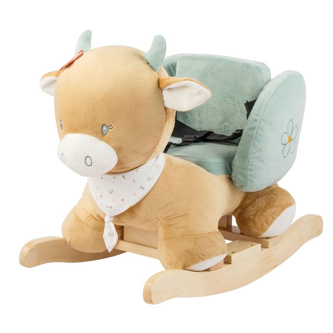 Bascule Mila la vache beige <span itemprop=