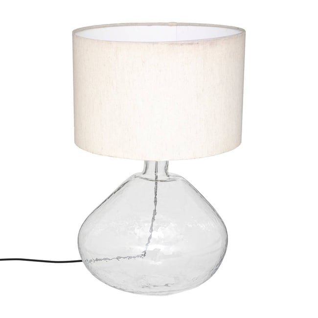 Lampe cylindrique en coton MELLY - ATMOSPHERA