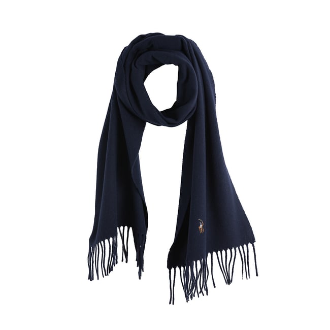 Écharpe en laine logo brodé - POLO RALPH LAUREN