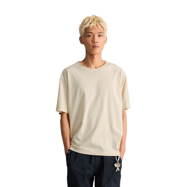 T-shirt ample avec un ourlet roulé à l'encolure - MARC O’POLO DENIM