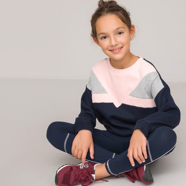 Sweatshirt mit Rundhalsausschnitt marine <span itemprop=