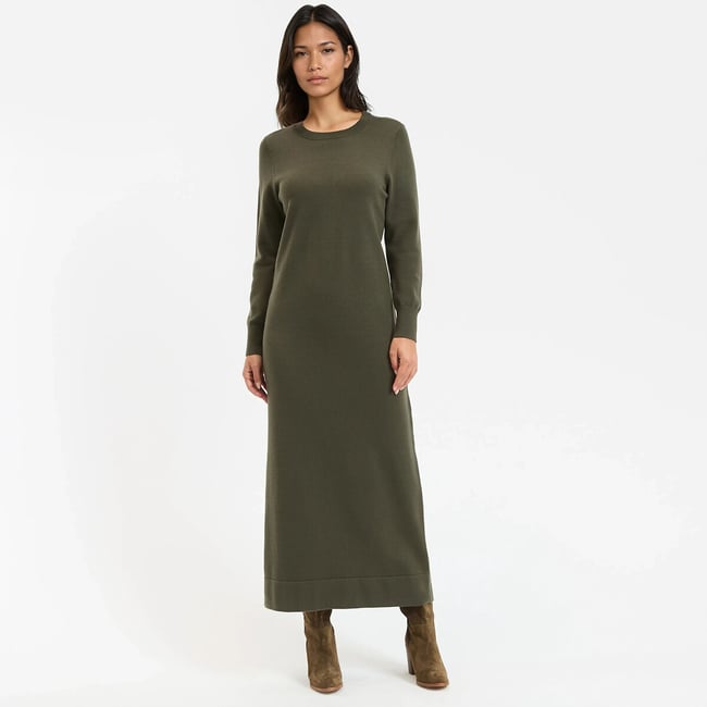 Robe pull, longue, manches longues - LA REDOUTE COLLECTIONS