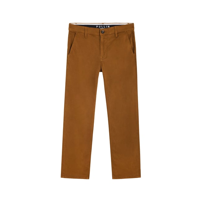 PANTALON CHINO BROWNY marron <span itemprop=