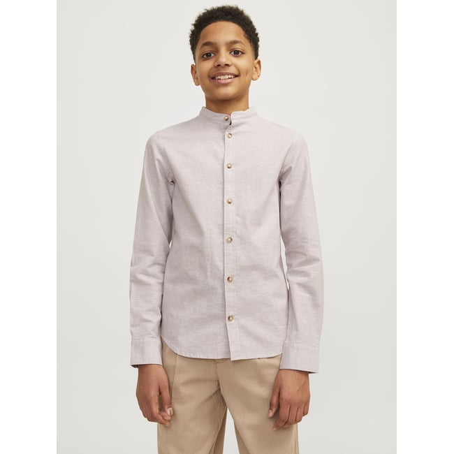 Chemise à boutons JACK & JONES JUNIOR crockery <span itemprop=