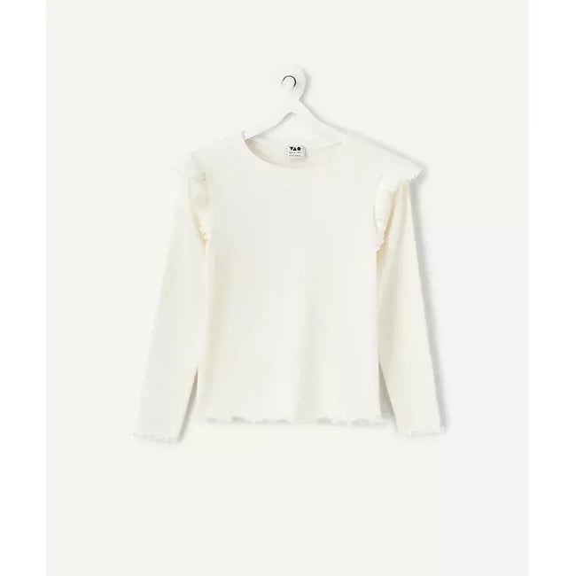 Long Sleeve T-Shirt, ecru , TAPE A L'OEIL