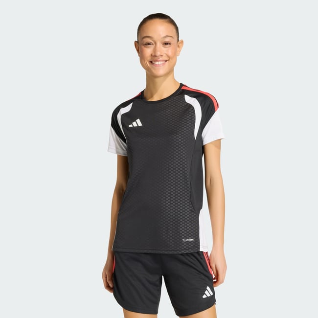 Maillot De Training Tiro 26 Competition black / semi lucid red <span itemprop=