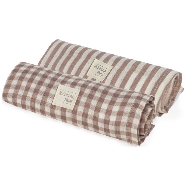 Lot de 2 langes - WALKING MUM