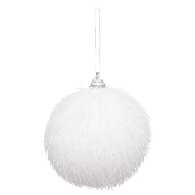 Boule de Noël PARIS Couleur blanc <span itemprop=