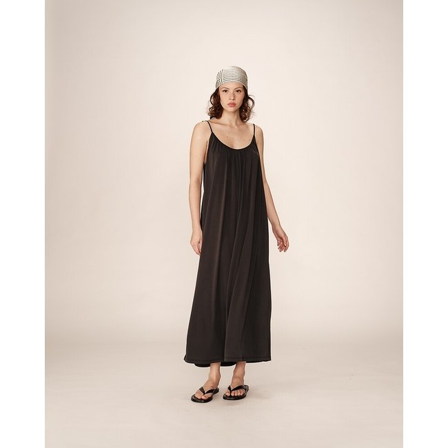 Robe longue, ample, en modal, PIVOINE - GRACE & MILA