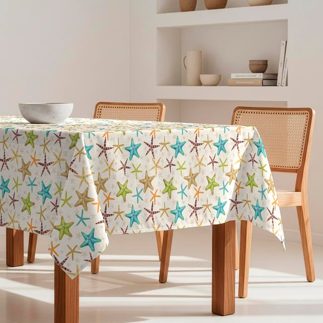 Nappe anti-taches Nemo - 100% coton - multicolore <span itemprop=