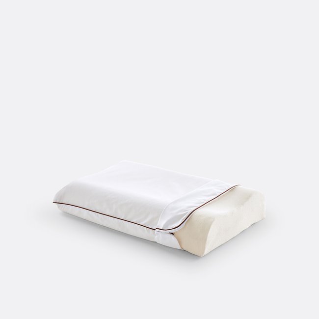 Memory Foam Ergonomic Anti-Dust Mite Pillow white LA REDOUTE INTERIEURS