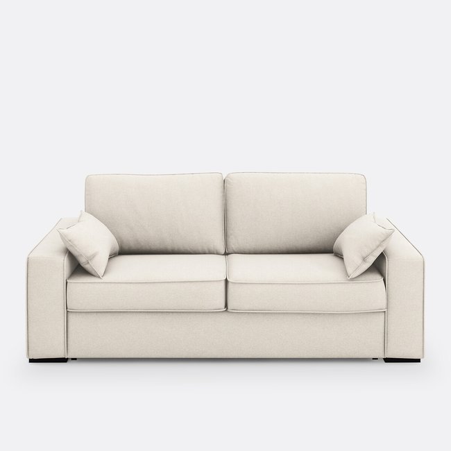 Schlafsofa Cécilia, Strukturgewebe, Schaumstoff - LA REDOUTE INTERIEURS