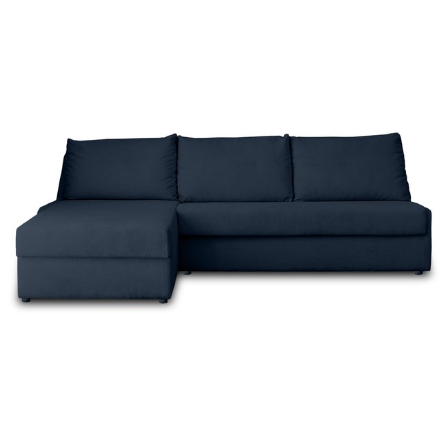 Canapé d'Angle Convertible en Velours côtelé 4 places - PALMIRA - LISA DESIGN