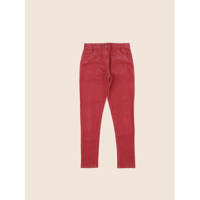 Pantalon - Très bon état rouge <span itemprop=